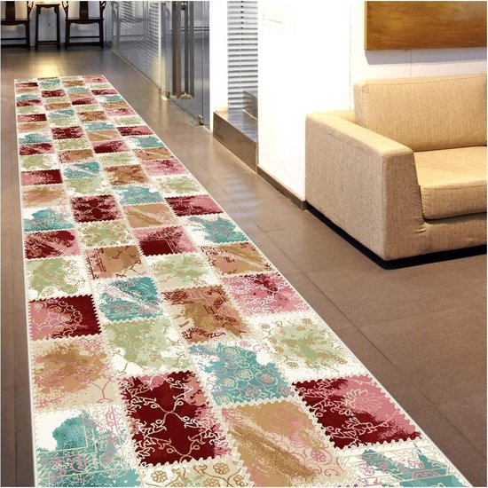 Zethome Tohma patroon binnen modern (Vloer) loper tapijt 100x250 | bol.com
