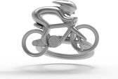 Metalmorphose sleutelhanger fiets