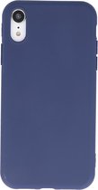 Bestcases Telefoonhoesje Backcover iPhone XR - Navy