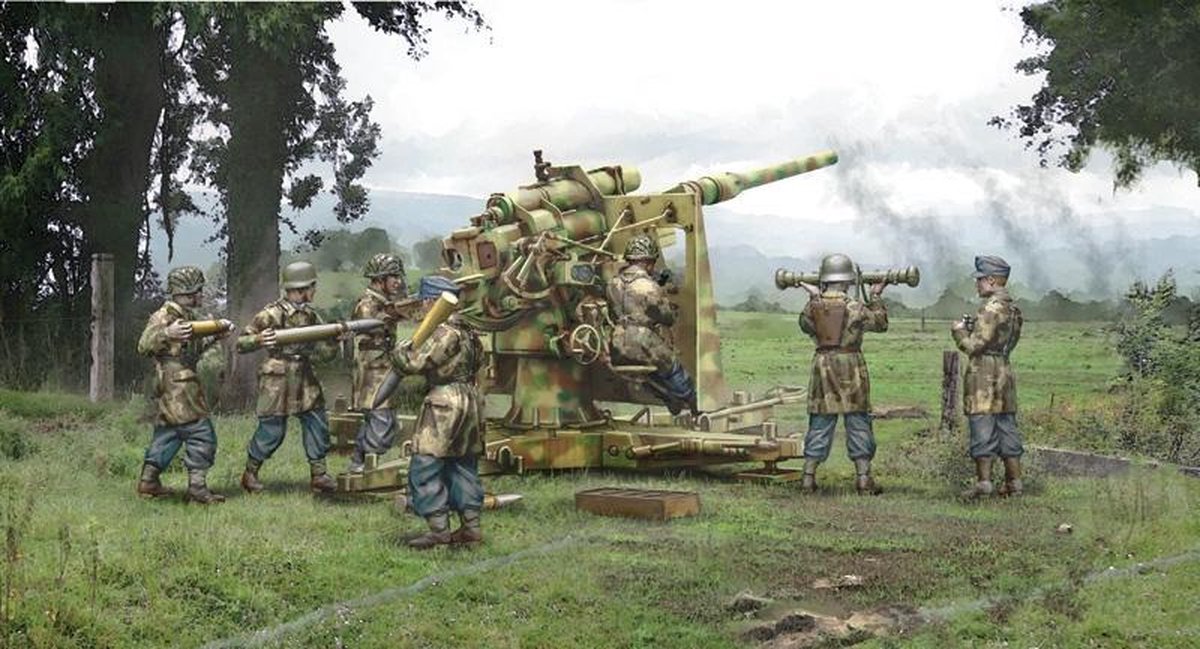Italeri 8.8 Cm Flak 37 1:56 * (Ita15771) modelbouwsets hobbybouwspeelgoed voor kinderen modelverf en accessoires