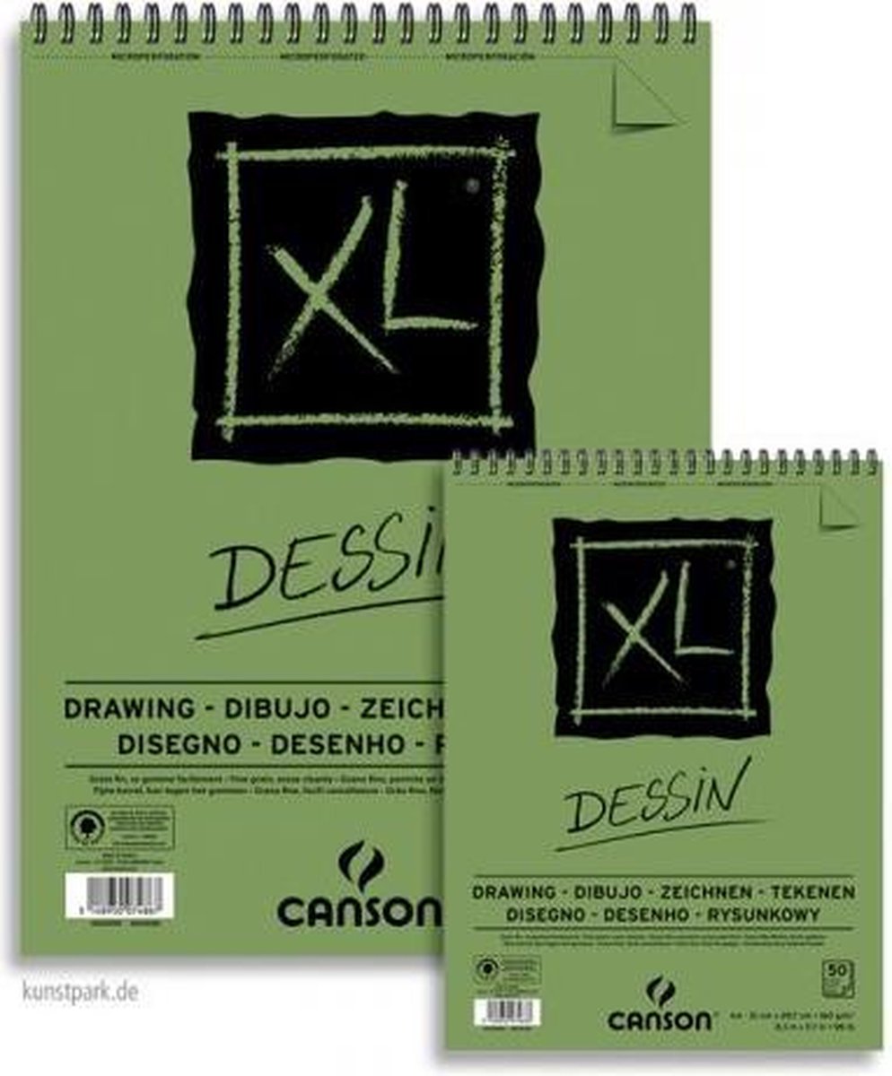 Canson teken papier blok met spiraal A3 50 vel  160 grams - Canson