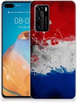 Telefoon Hoesje Huawei P40 Mobiel Case Nederlandse Vlag