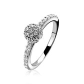 Zinzi Silver Jewels Zirkonia Ring  (maat 56) - Zilver