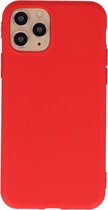 Bestcases Telefoonhoesje Backcover Hoesje iPhone 11 Pro Max - Rood