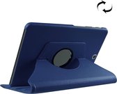 Let op type!! Samsung Galaxy Tab S2 9.7 / T815 horizontaal Litchi structuur PU leren Flip Hoesje met 360 graden draaiende houder (donker blauw)