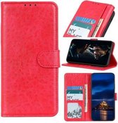 Samsung Galaxy Note 20 Portemonnee Leer hoesje - Rood