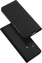 Hoesje geschikt voor Motorola Moto E6 Plus - Dux Ducis Skin Pro Book Case - Zwart
