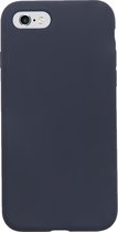 BMAX Siliconen hard case hoesje geschikt voor Apple iPhone 7/8 / Hard Cover / Beschermhoesje / Telefoonhoesje / Hard case / Telefoonbescherming - Donkerblauw