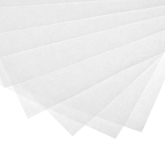 premium 100 vellen overtrek/calqueer papier A4 formaat (Doorzichtig schets  papier) | bol