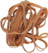 Alco AL-755N Elastieken 130x4mm 500 Gram In Doos Natuur