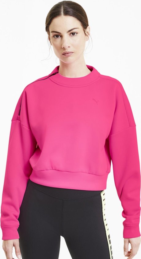 Puma train clearance zip crew sweatshirt