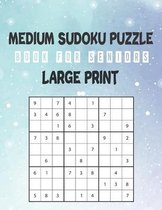 medium sudoku puzzle book for seniors large print
