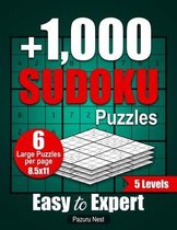 Sudoku +1000 Puzzles 5 Levels Easy to Expert