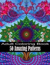 50 Amazing Patterns Adult Coloring Book