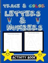 Trace & Color Letters & Numbers Activity Book