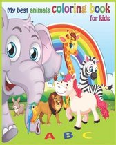 My best animals coloring book for kids