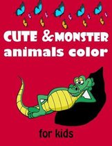 cute & monster animals color for kids
