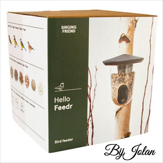Vogelvoederhuisje Feedr - Grijs Design