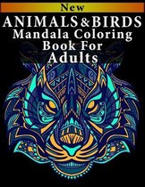 Animals & Birds Mandala Coloring Book For Adults