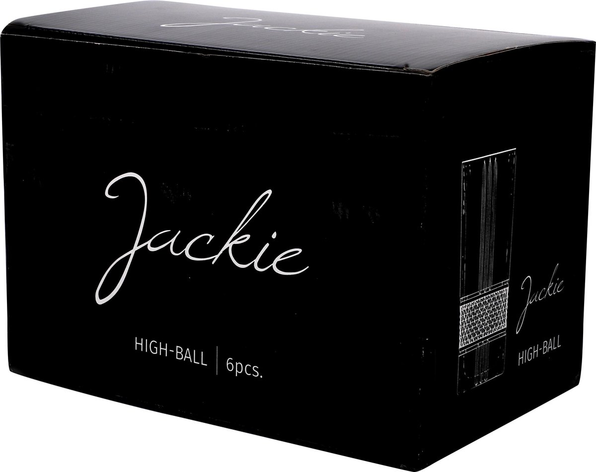Brillante Longdrinkglazen – Set van 6 Luxe Glazen van 370 ml - Cocktailglazen — cadeau in Kookcadeaus - foto 5