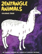 Zentangle Animals - Coloring Book - 100 Animals designs in a variety of intricate patterns