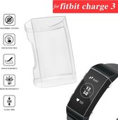 Fitbit Charge 3 Case|Bescherming|Siliconen|Cabantis|Zwart