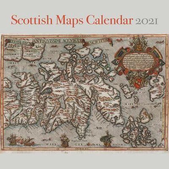 Scottish Maps Calendar 2021 9781780276441 Boeken