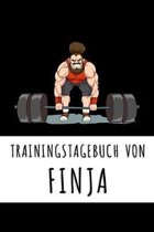 Trainingstagebuch von Finja: Personalisierter Tagesplaner f�r dein Fitness- und Krafttraining im Fitnessstudio oder Zuhause