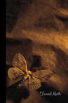 Toned Moth: small lined Moth Notebook / Travel Journal to write in (6'' x 9'') 120 pages