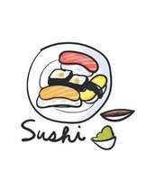 Sushi: Japanese notebook; Kanji, Hiragana, Katakana Practice Paper Notebook, Genkouyoushi Paper; BIG (8.5x11 A4 format) 120 p