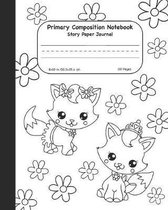 Primary Composition Notebook Story Paper Journal: DIY Cover For Kids - Be Creative And Color With Crayons Or Markers - 8x10 (20.3x25.4 cm)