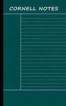 Cornell Notes Blank: Note Taking System 5x8 Cornell - Teal