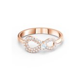 Swarovski Infinity Ring  (Maat: 55) - Roségoud