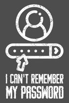 I Can't Remember My Password