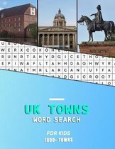 UK Towns word search for Kids