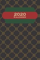 Edler schwarzer Luxus Kalender 2020