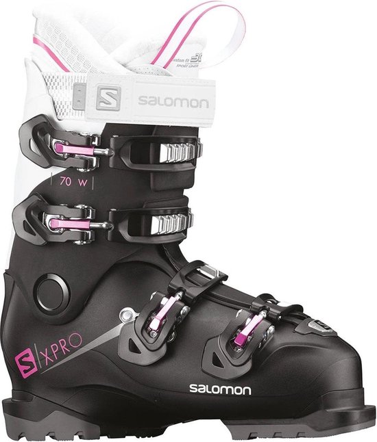 Salomon Dames Alpine X70 Pro Skischoenen Zwart/Wit/Roze 27.5 | bol.com