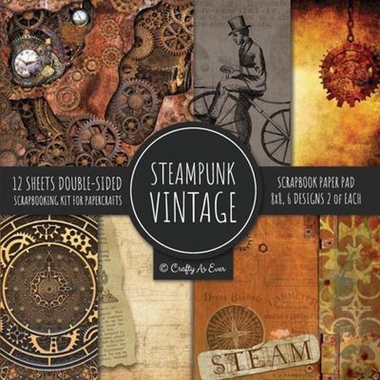 Ephemera Vintage Scrapbook Paper Pad 8x8 Scrapbooking Kit for