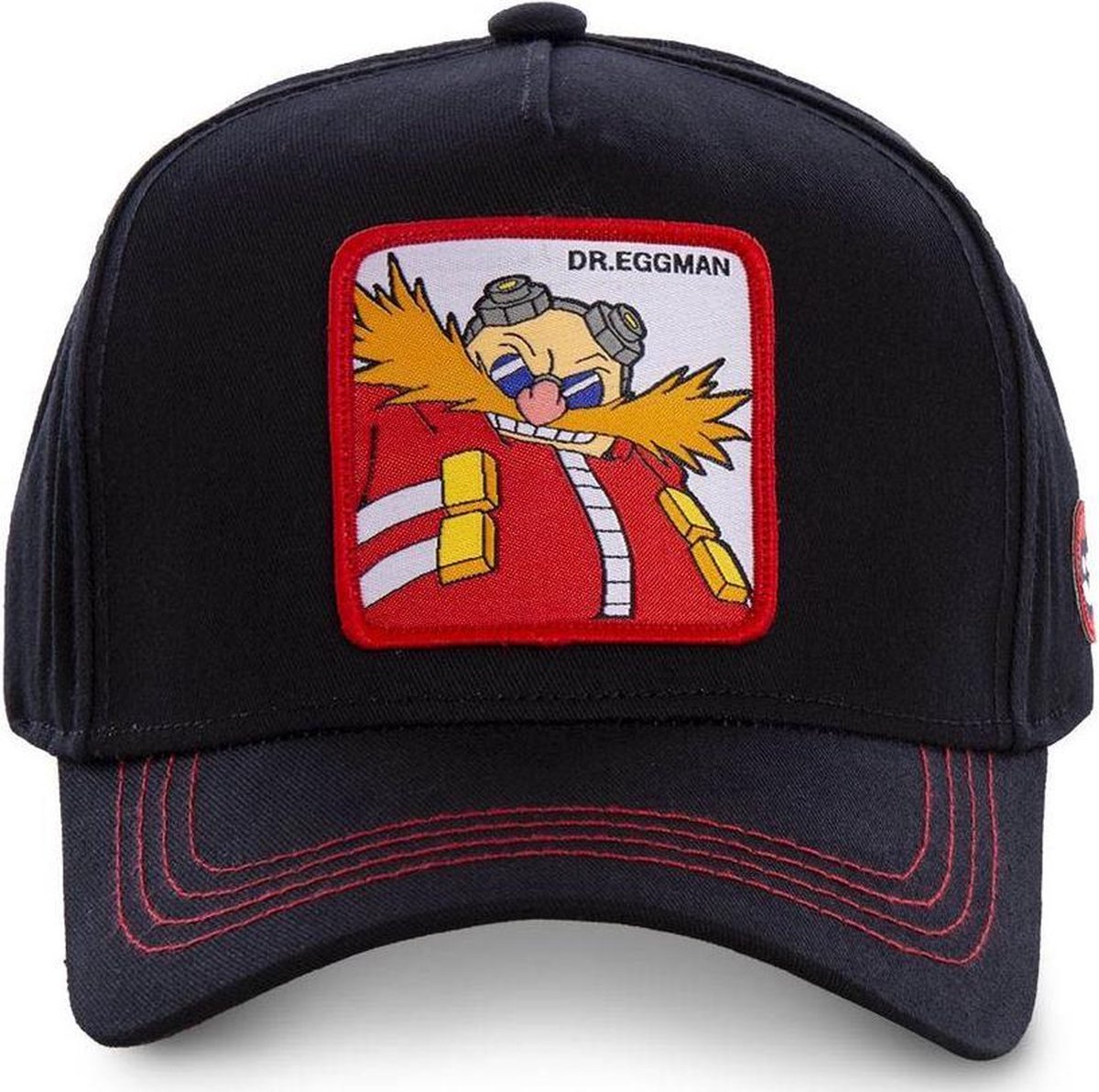 Pet | Cap | Capslab | Sonic | Dr. Eggman Zwart
