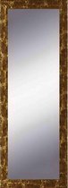 Spiegel Goud & Bruin 55x145 cm – Eva – Spiegels Goud – Spiegel Gouden Lijst – Wandspiegel Goud Hal – Perfecthomeshop