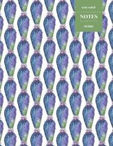 Wide Ruled Notes 110 Pages: Cactus Notebook for Kids, Teens and Students - Succulent Llama Pattern