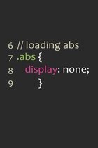 ABS none: 6x9 Programming - dotgrid - dot grid paper - notebook - notes
