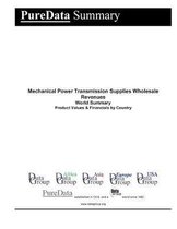 Mechanical Power Transmission Supplies Wholesale Revenues World Summary: Product Values & Financials by Country