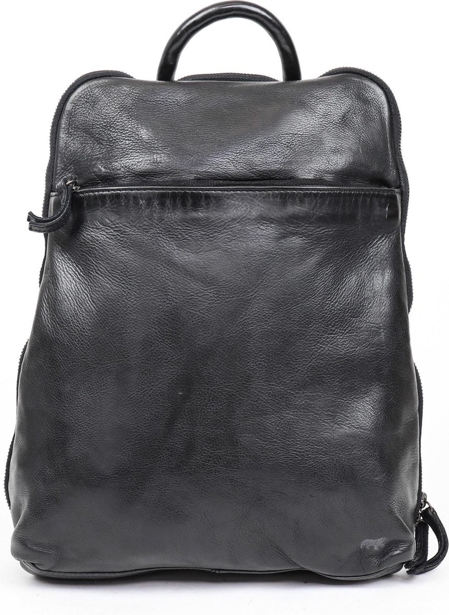 Bear Design Rugzak / Rugtas - 10 Liter - Ivanka - Leer - Zwart