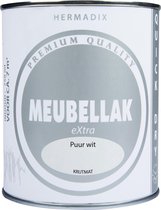 Hermadix Meubellak eXtra - Dekkend - Krijtmat Puur wit
