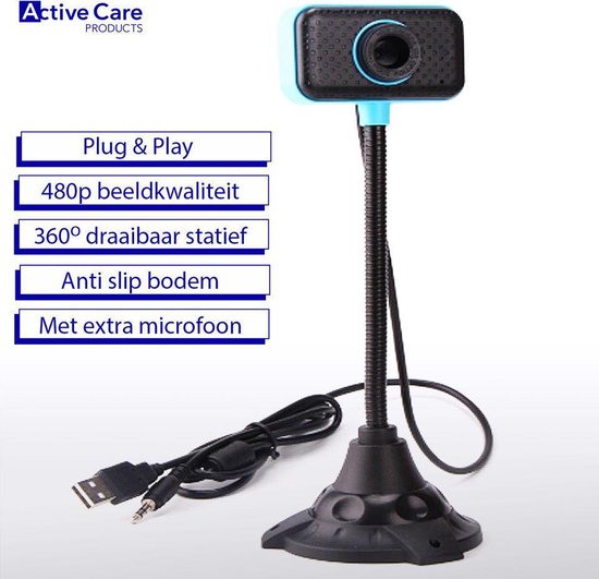 Webcam| Webcam voor pc| Webcam met microfoon| Webcam met USB- aansluiting|  Webcam met... | bol.com