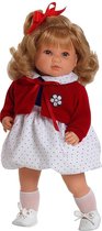 Berbesa Babypop Sandra Rood-wit 42 cm