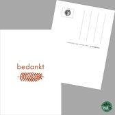 Kaartenset 'bedankt' (12 stuks) Kaartenset 'bedankt' (12 stuks)