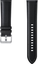 Samsung leren bandje - Galaxy Watch 3 (45mm) - Zwart