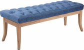 CLP Ramses Bank - Stof blauw 120 cm